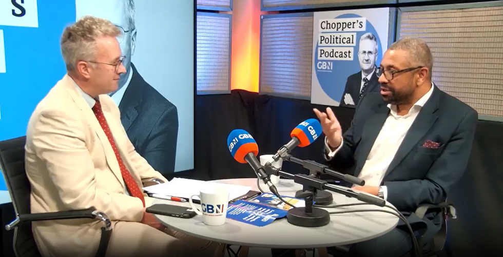 James Cleverly Chopper's Political Podcast