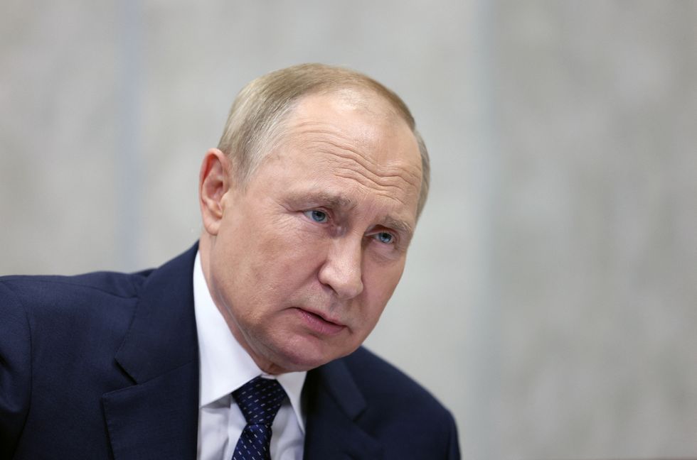 James Cleverly hit out at Vladimir Putin.