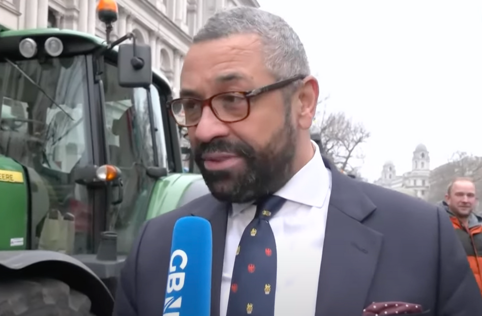 James Cleverly joined Emily Carver