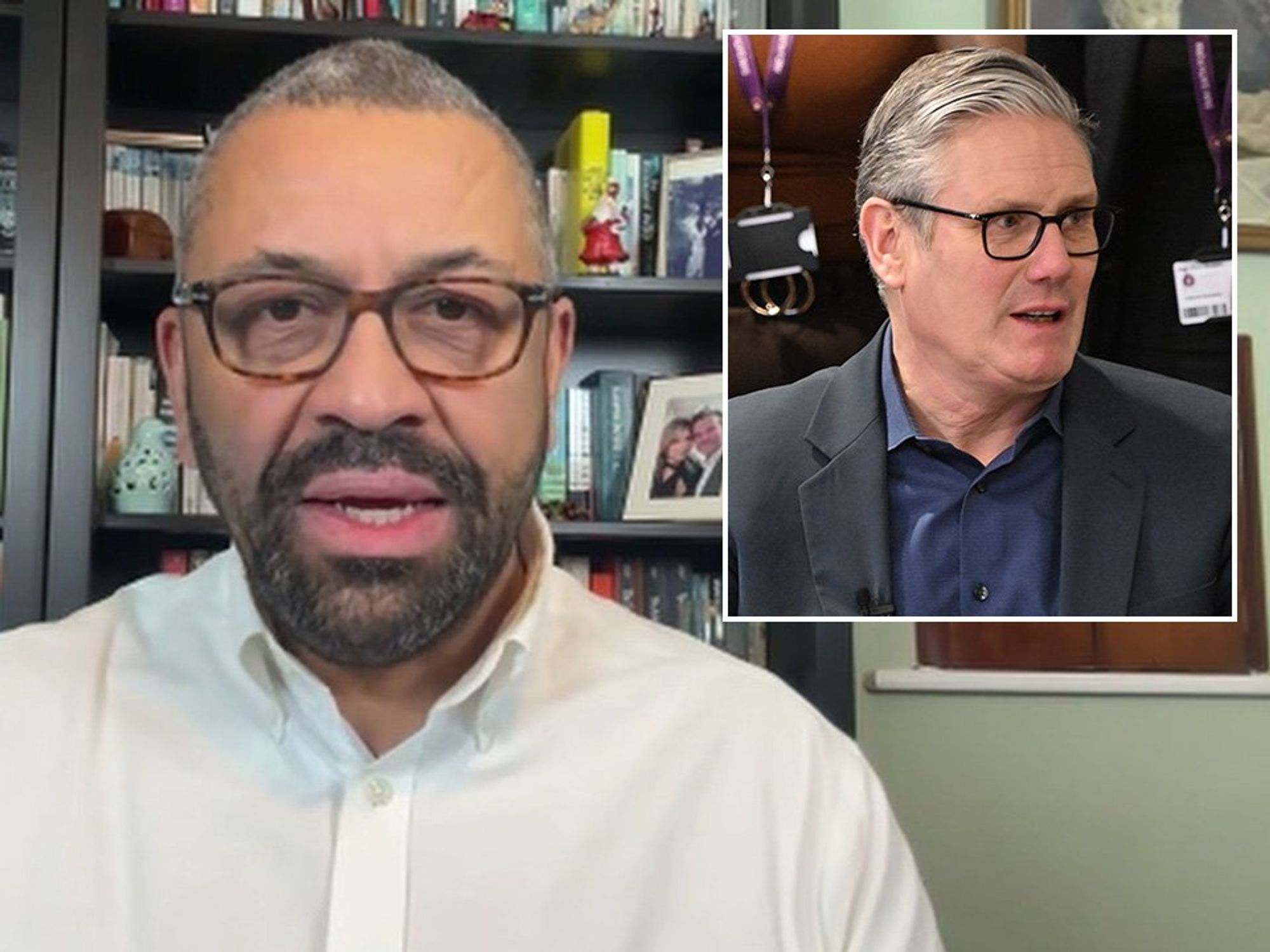 James Cleverly, Keir Starmer