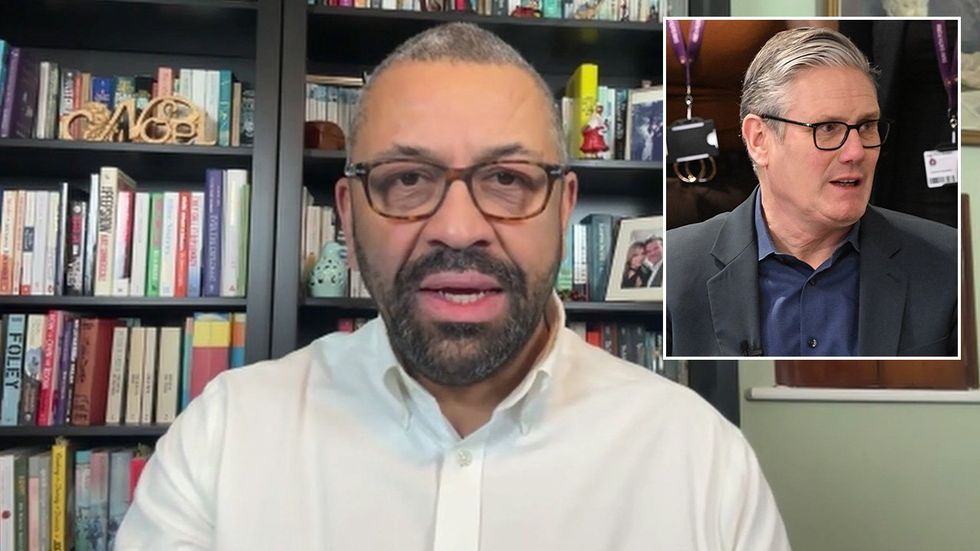 James Cleverly, Keir Starmer