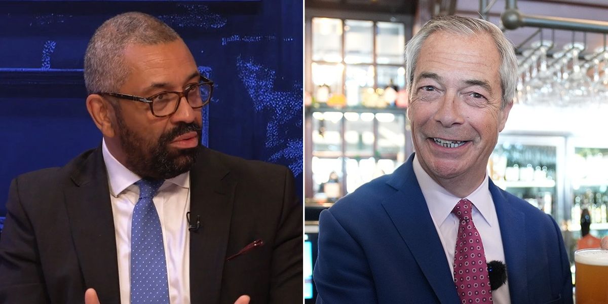 NextImg:James Cleverly issues stark Reform warning to Tories: 'Dismissing Nigel Farage is WRONG'