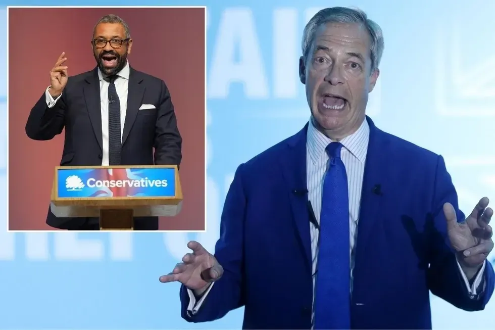 James Cleverly, Nigel Farage