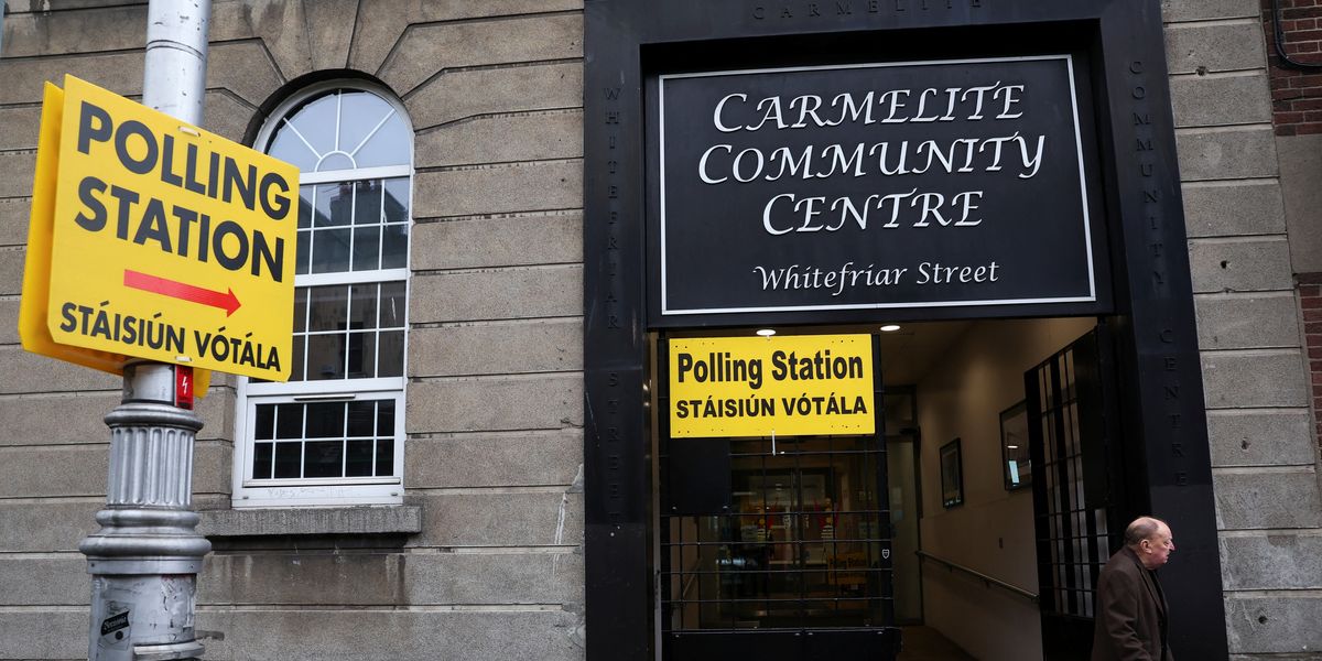 NextImg:Irish general election: Three-way tie as election 'too close to call', exit poll suggests