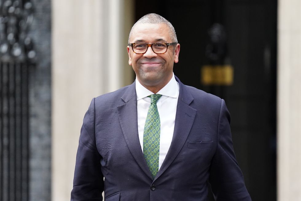 James Cleverly, who has been reappointed as Foreign Secretary leaves Downing Street, London after Rishi Sunak has been appointed as Prime Minister. Picture date: Tuesday October 25, 2022.