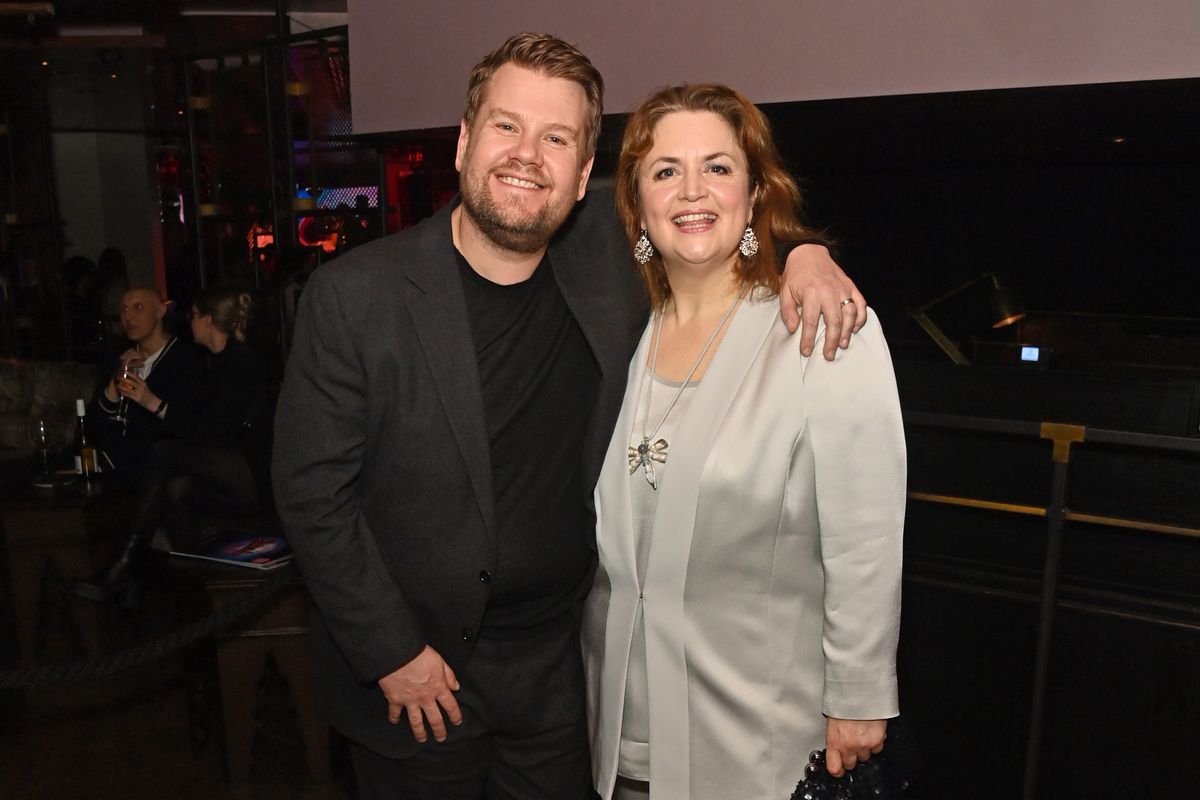 James Corden and Ruth Jones