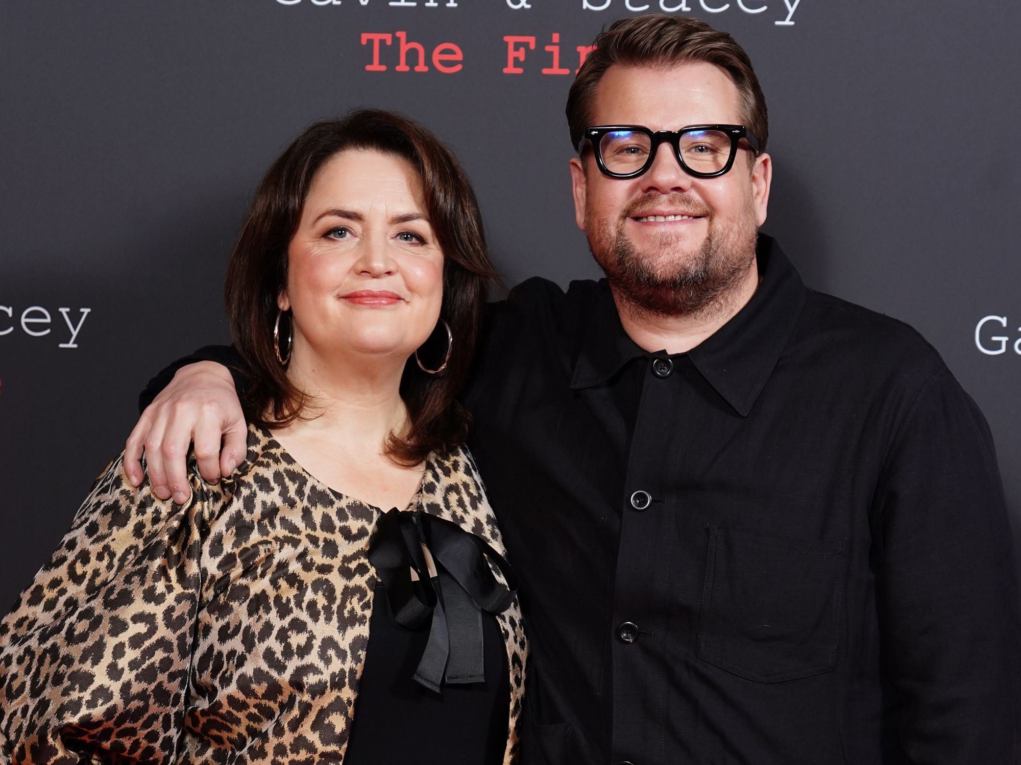 James Corden and Ruth Jones