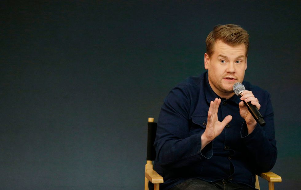 James Corden during a Meet The Filmmakers event on the production of Into the Woods in London
