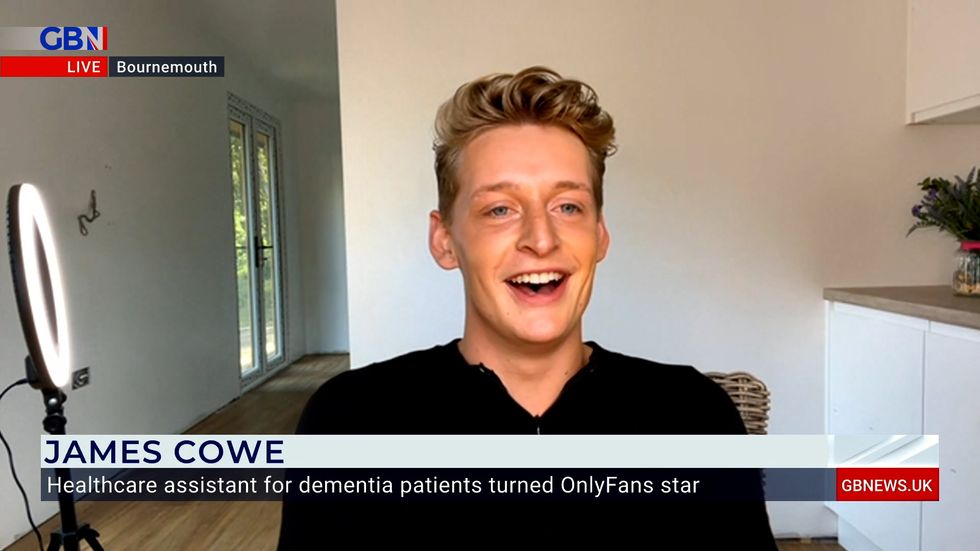 James Cowe worked as a healthcare assistant for dementia patients before changing careers