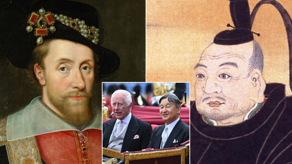 James I/Charles and Naruhito/Tokugawa Ieyasu