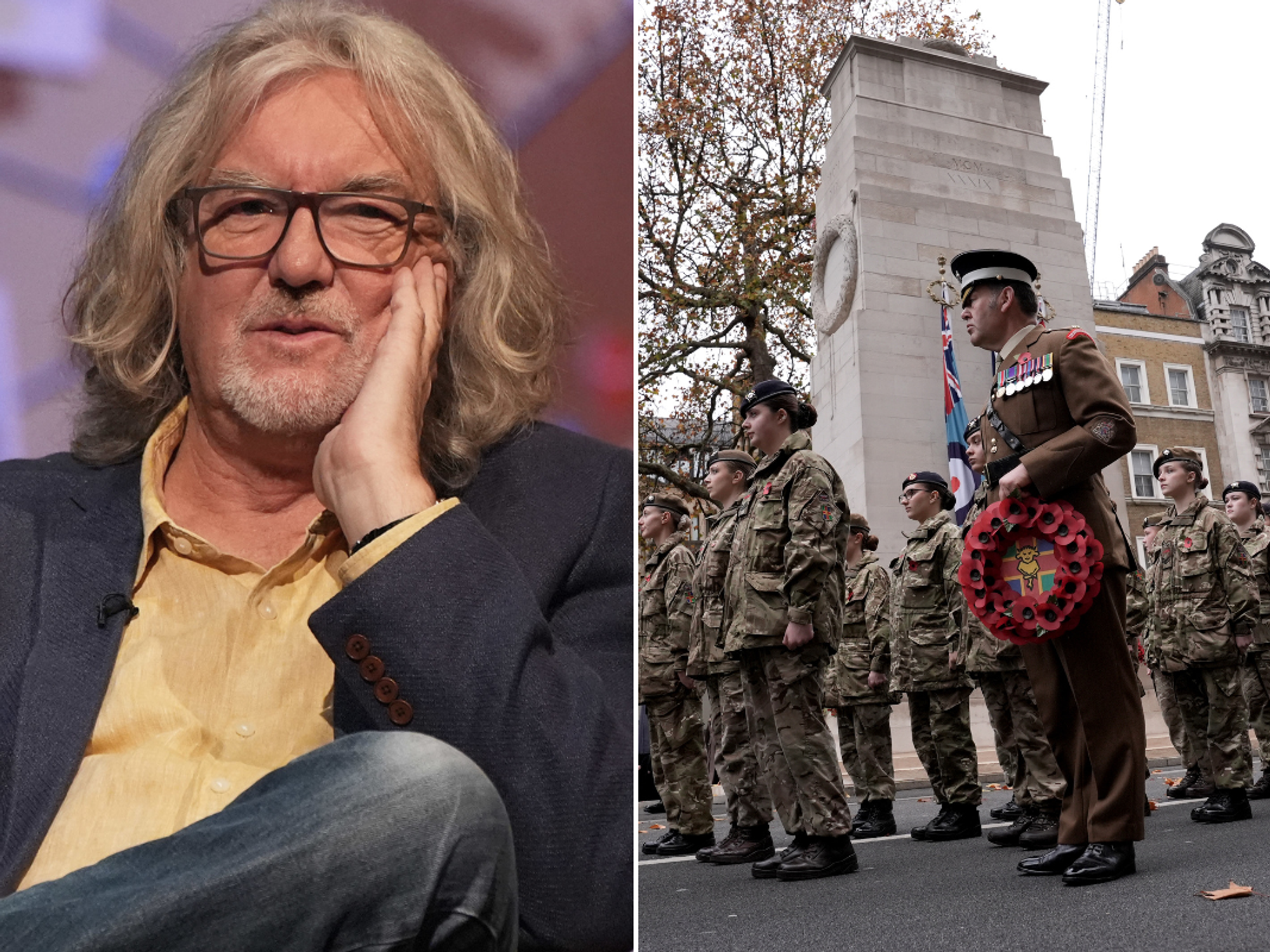 James May issues complaint as former BBC Top Gear star spots worrying Armistice Day trend: 'Is that true?