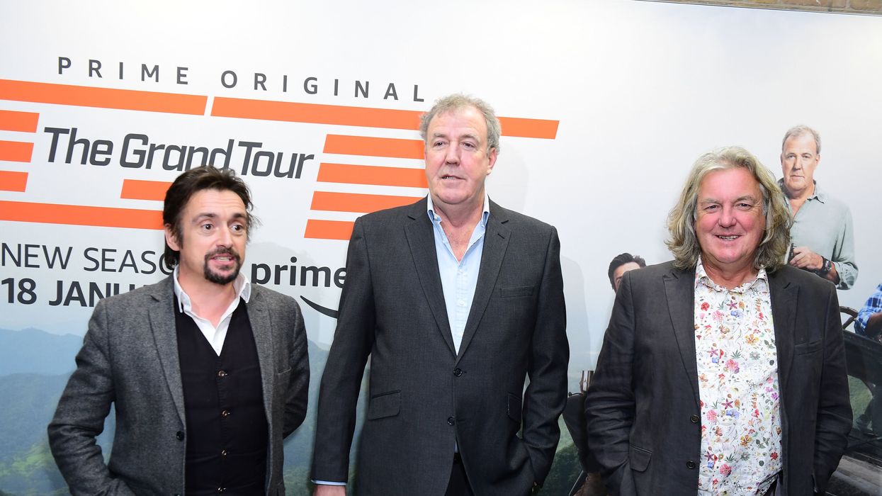 James May with Richard Hammond and Jeremy Clarkson