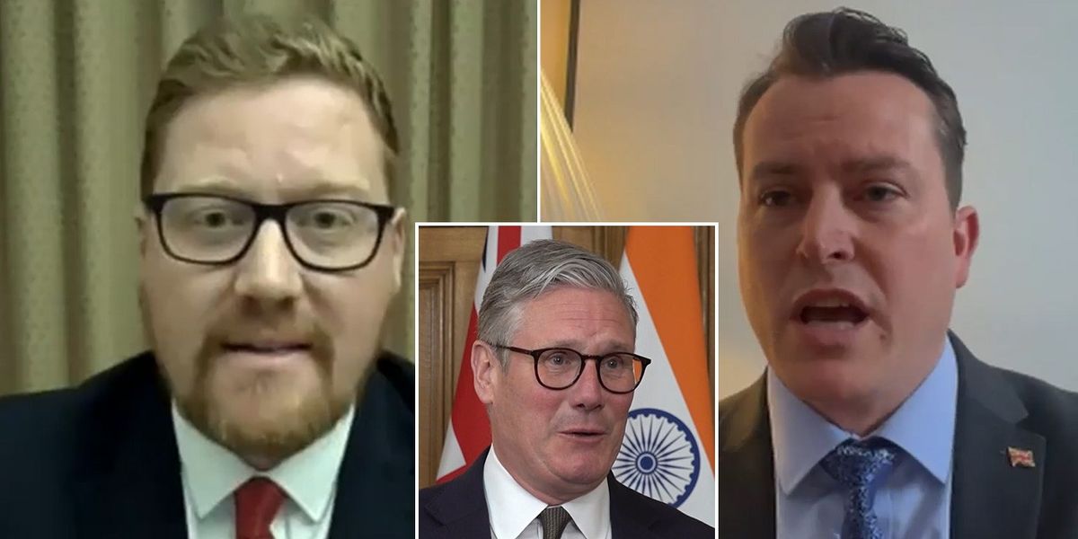 NextImg:'It's a two-tier tax system!' Labour's India trade deal sparks fiery on-air row as Reform MP blasts 'win for Indian companies'