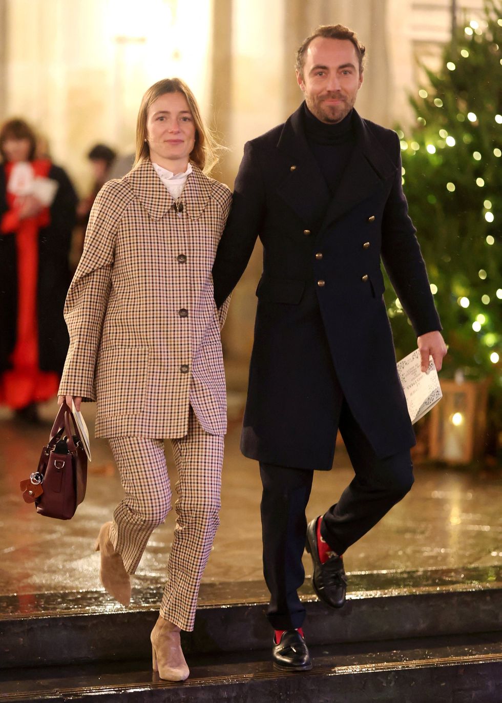 James Middleton and his wife Alizee Thevenet