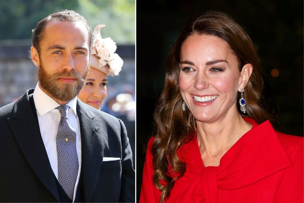 James Middleton and Kate Middleton