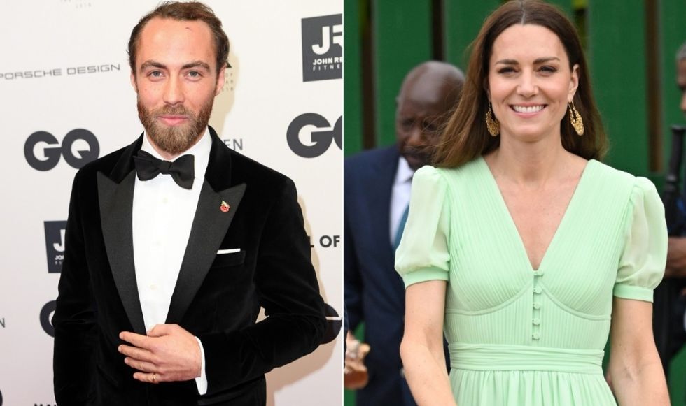 James Middleton and Kate Middleton