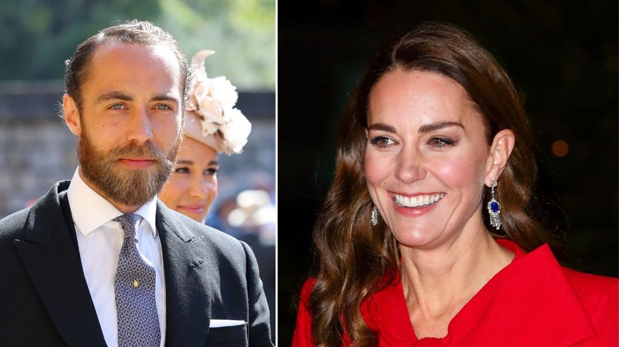 James Middleton (left) and Kate Middleton (right)