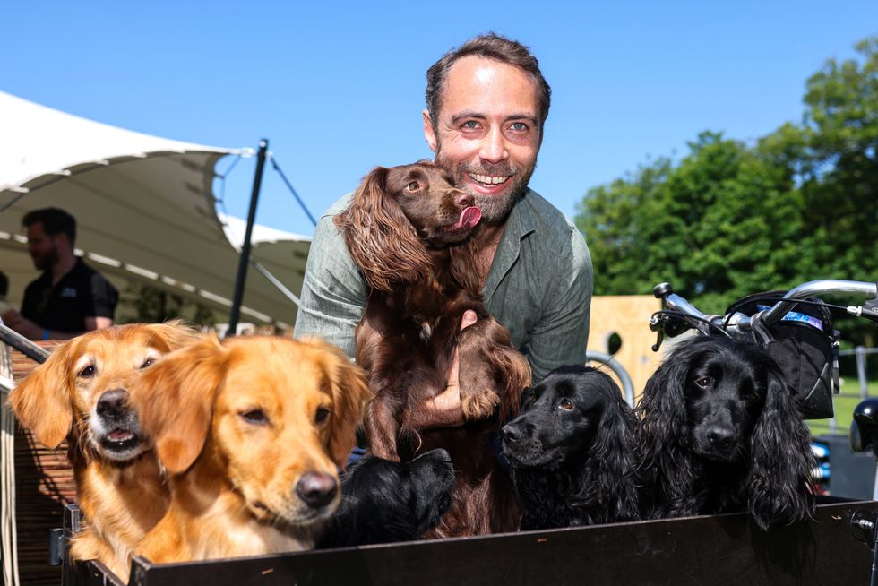 James Middletpn and dogs