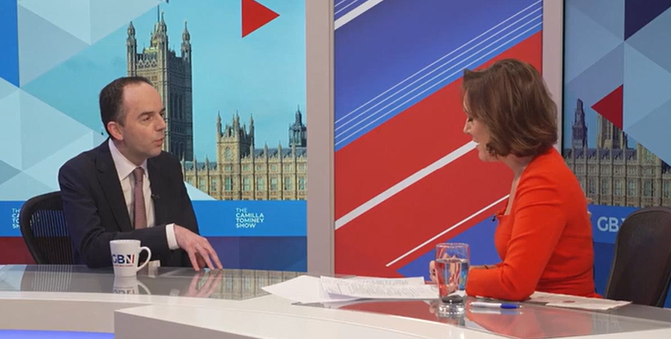 James Murray and Camilla Tominey