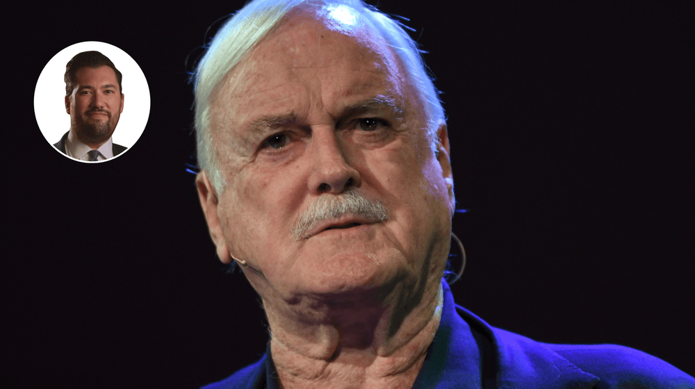 James Price (left), John Cleese (right)