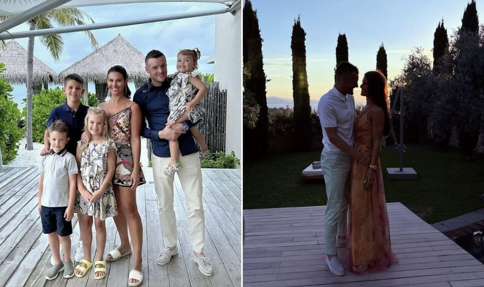 Jamie and Rebekah Vardy