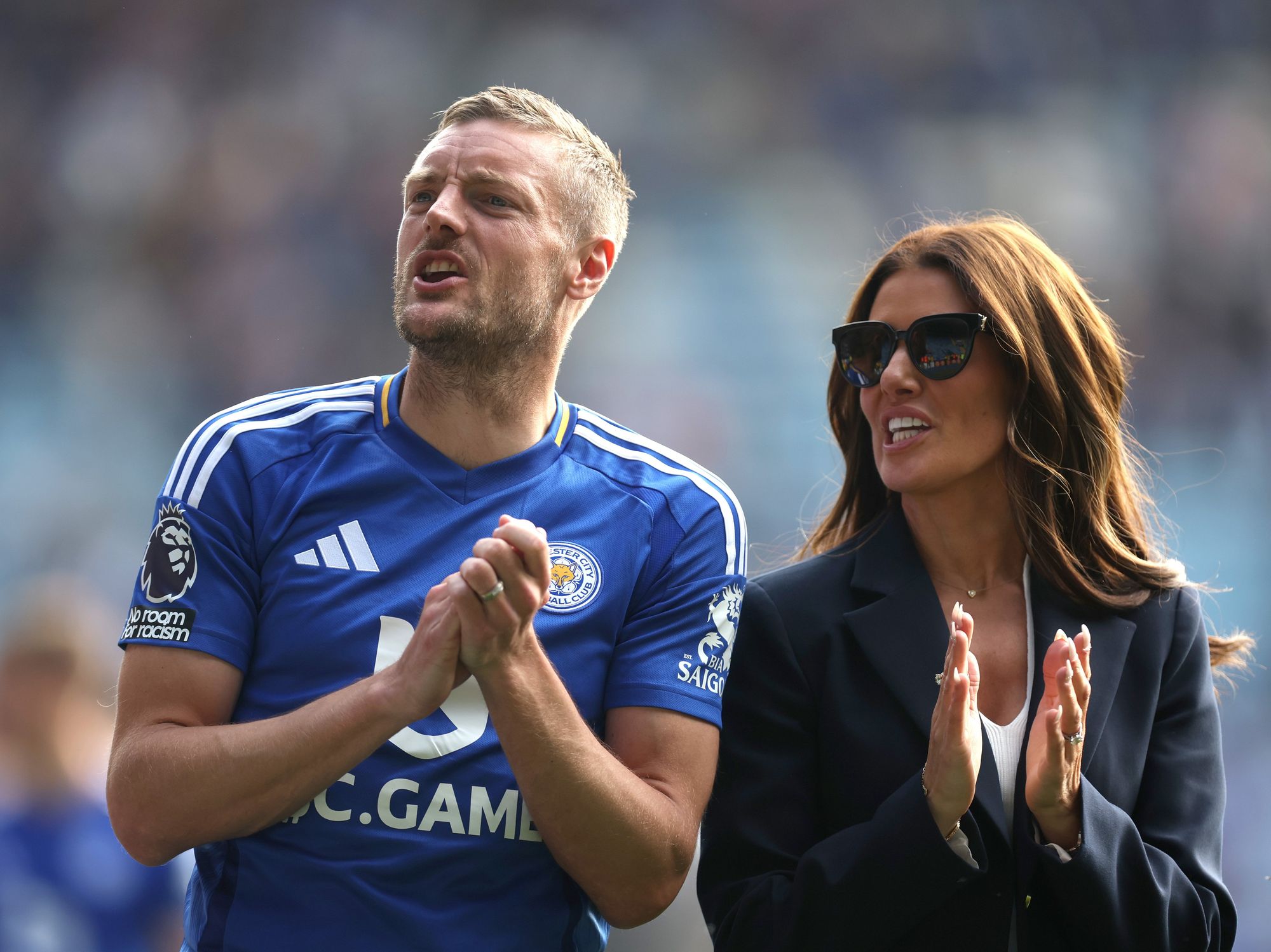 Jamie and Rebekah Vardy