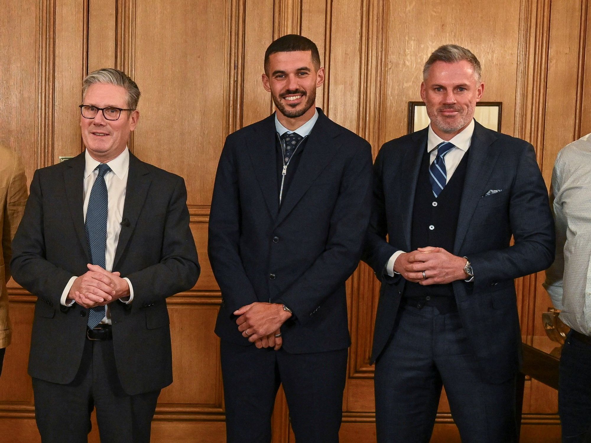 Jamie Carragher and Conor Coady