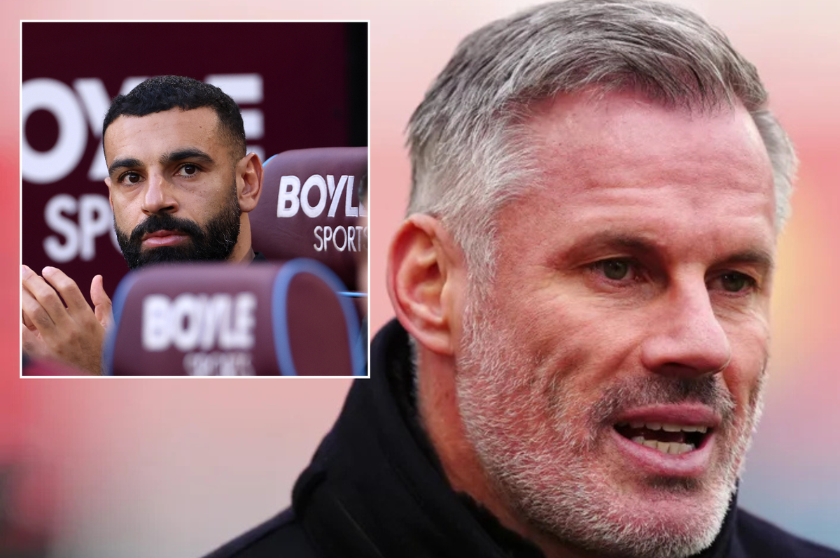 Jamie Carragher and Mo Salah