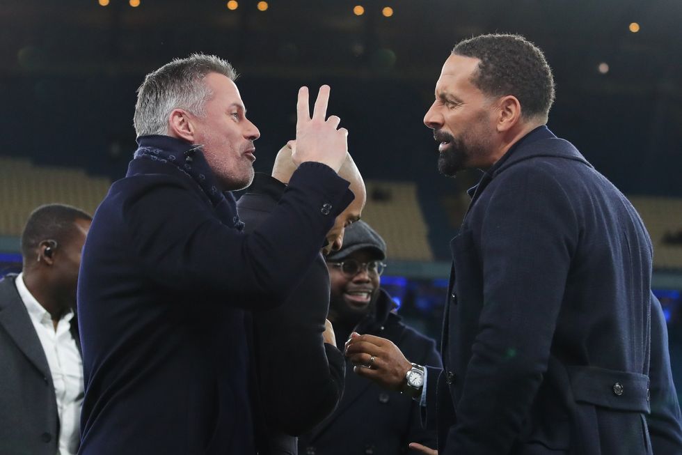 Jamie Carragher and Rio Ferdinand have taken pops at each other on a regular basis in recent times