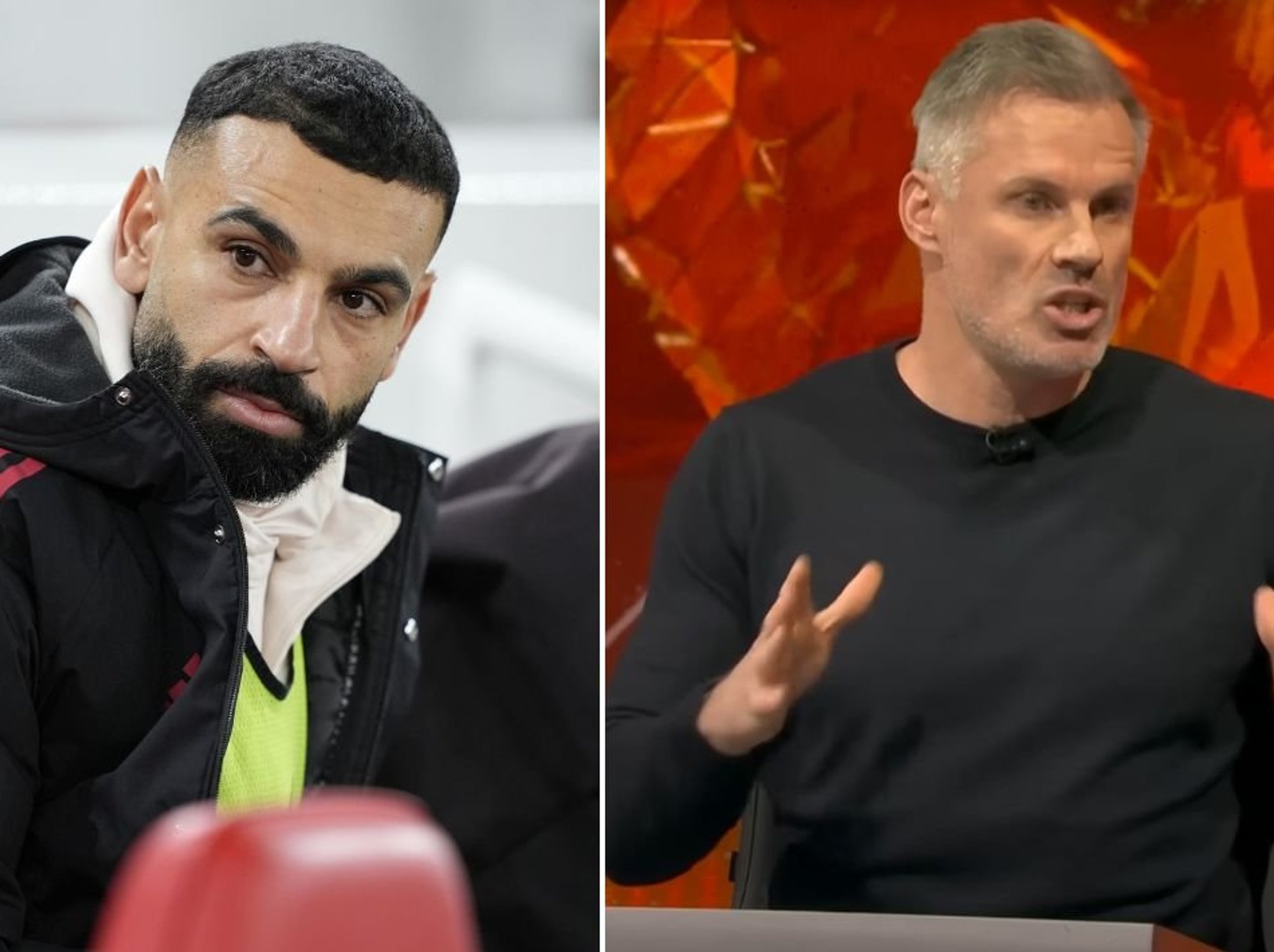 Jamie Carragher fumed at Mohamed Salah in an incredible rant on Monday night