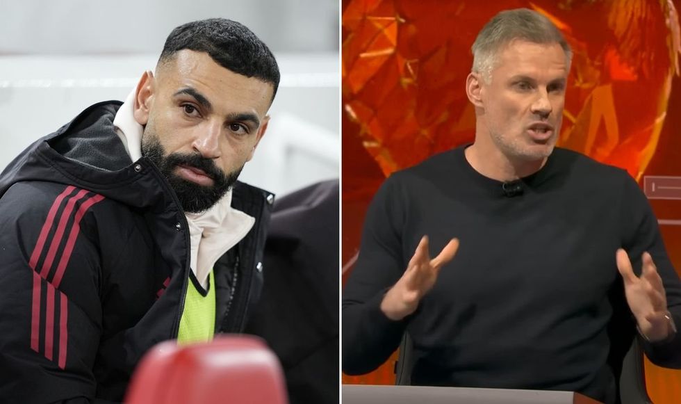 Jamie Carragher fumed at Mohamed Salah in an incredible rant on Monday night