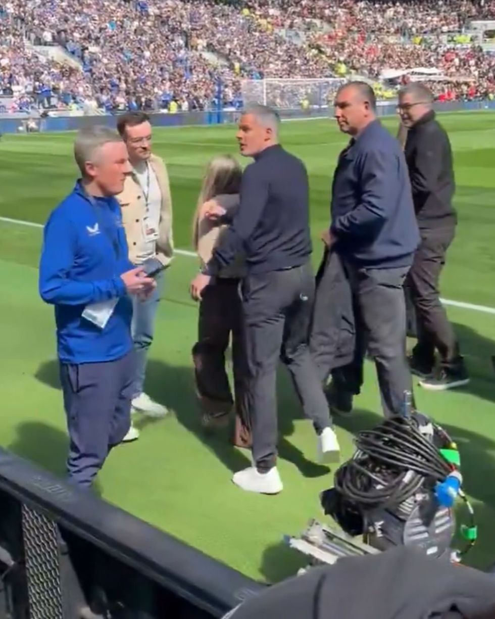 Jamie Carragher grew up supporting Everton before playing for Liverpool