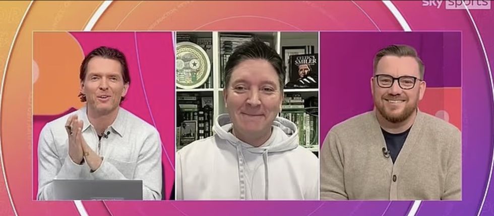 Jamie O'Hara was locked in debate with Celtic podcaster Paul John Dykes