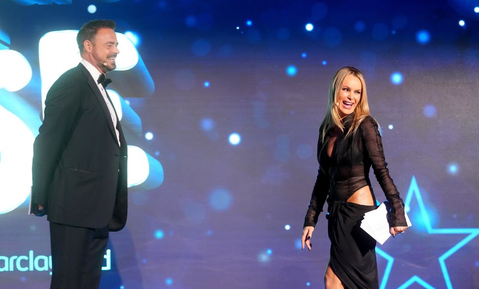 Jamie Theakston and Amanda Holden