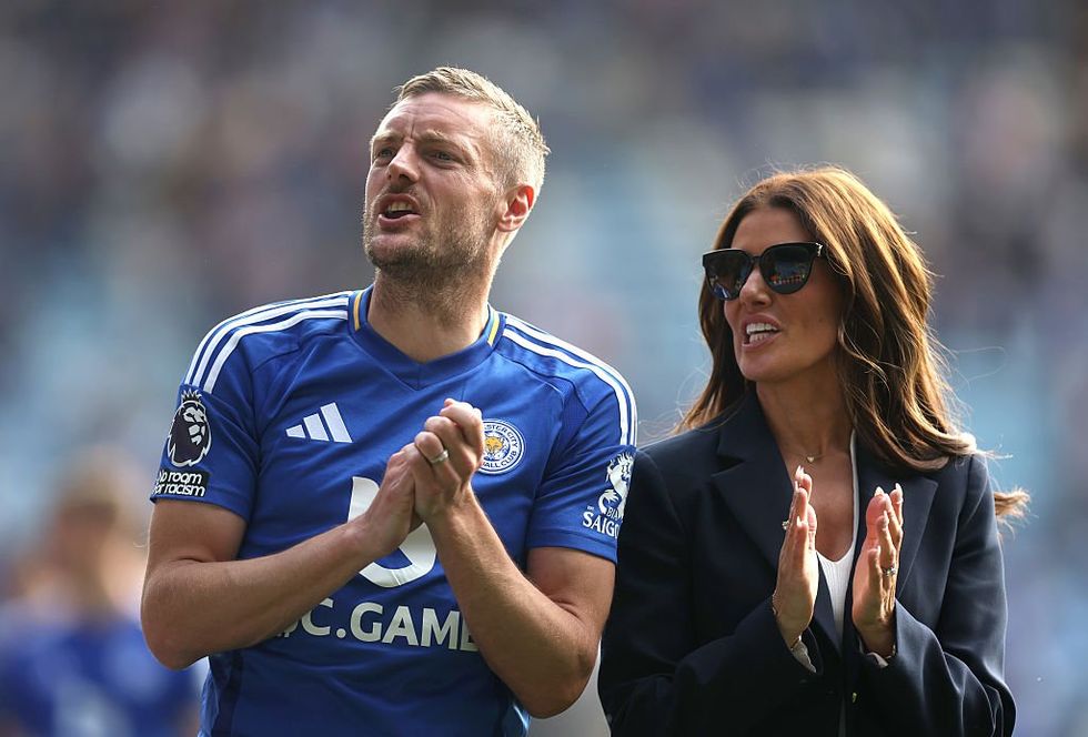 Jamie Vardy and Rebekah Vardy