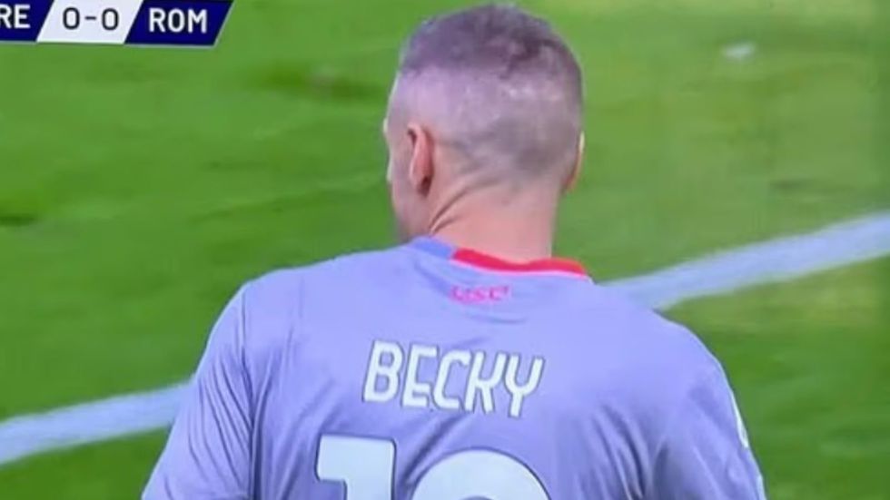 Jamie Vardy was spotted wearing his wife\u2019s nickname on the back of his shirt as part of Italy\u2019s long-running campaign against domestic violence over the weekend