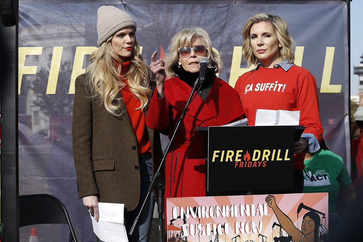 Jane Fonda protest