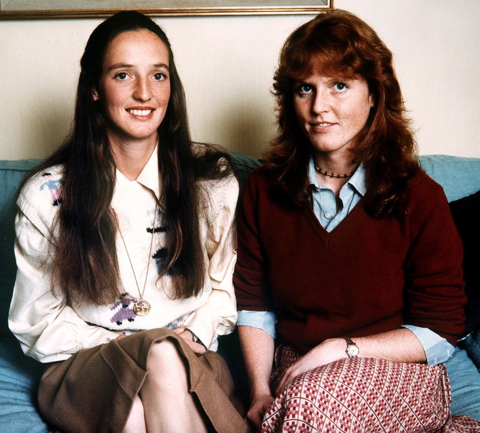 Jane Luedecke and Sarah Ferguson