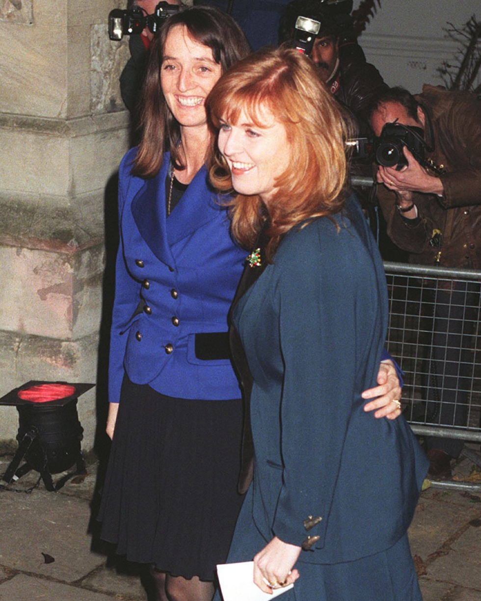 Jane Luedecke and Sarah Ferguson