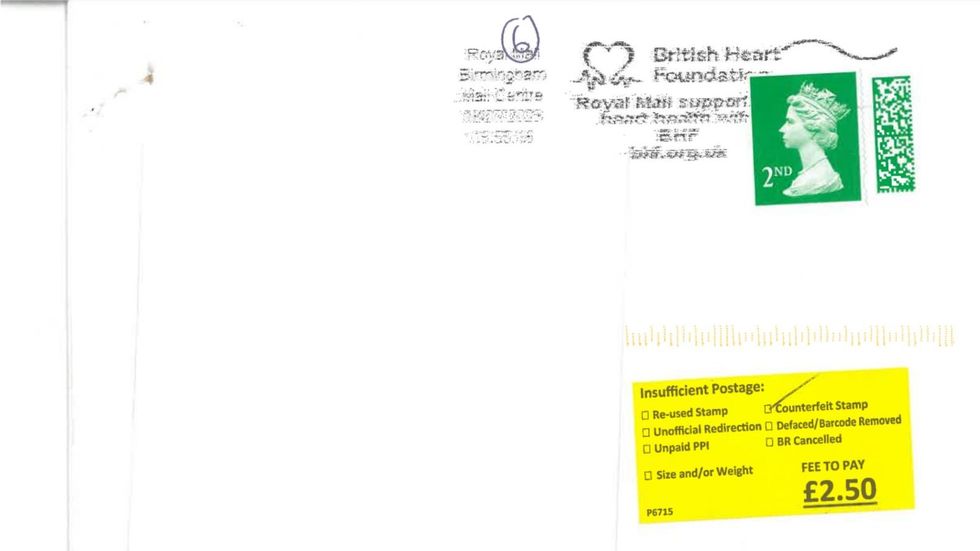 Janet Freeman envelope