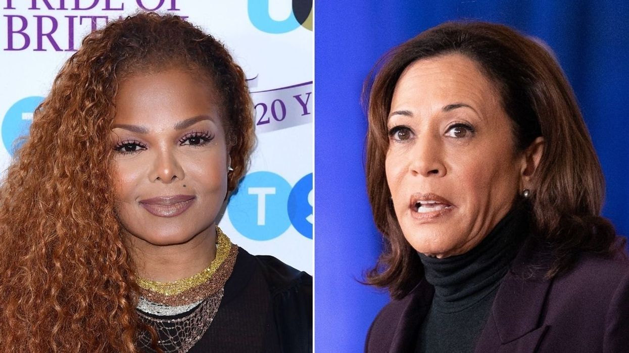 Janet Jackson and Kamala Harris