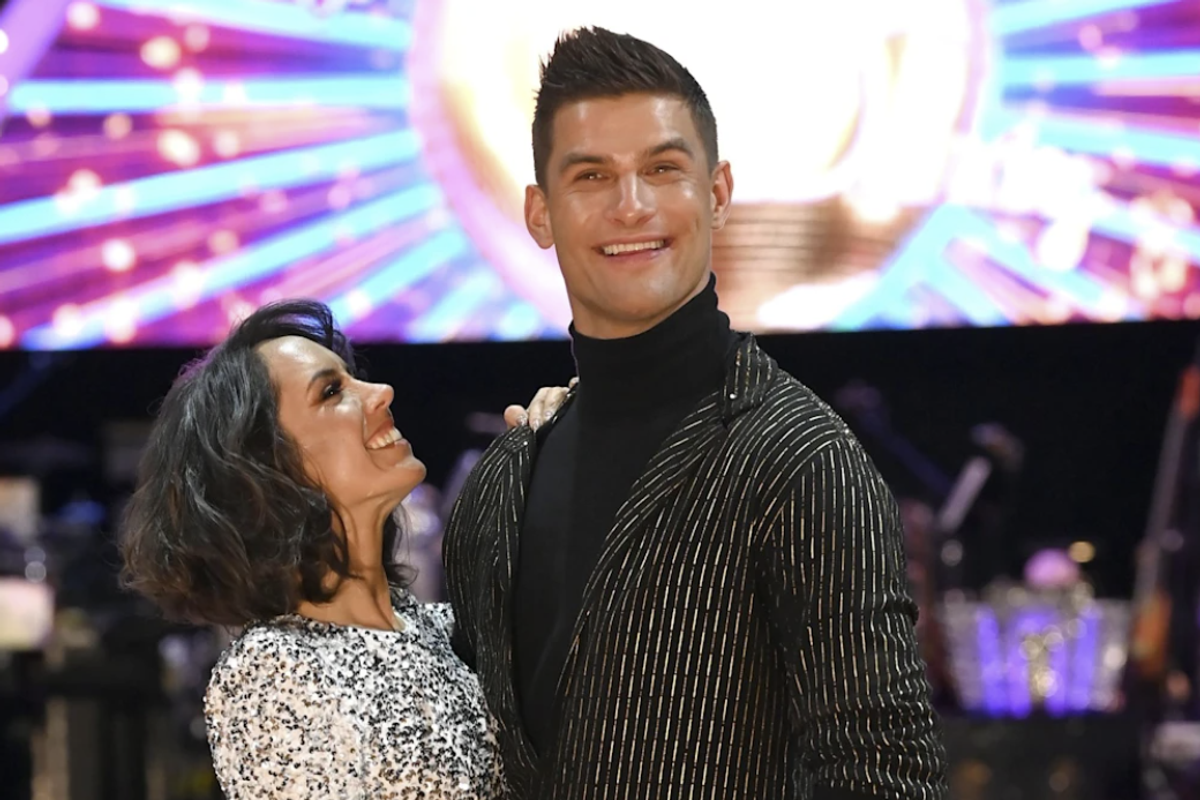 Janette Manrara and Aljaz Skorjanec