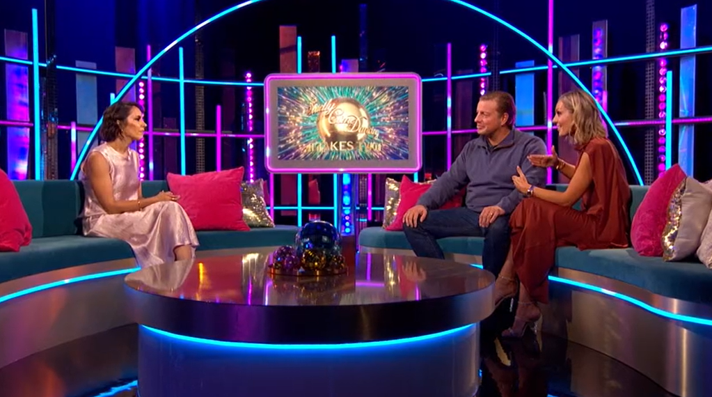 Janette Manrara, Thomas Skinner and Amy Dowden