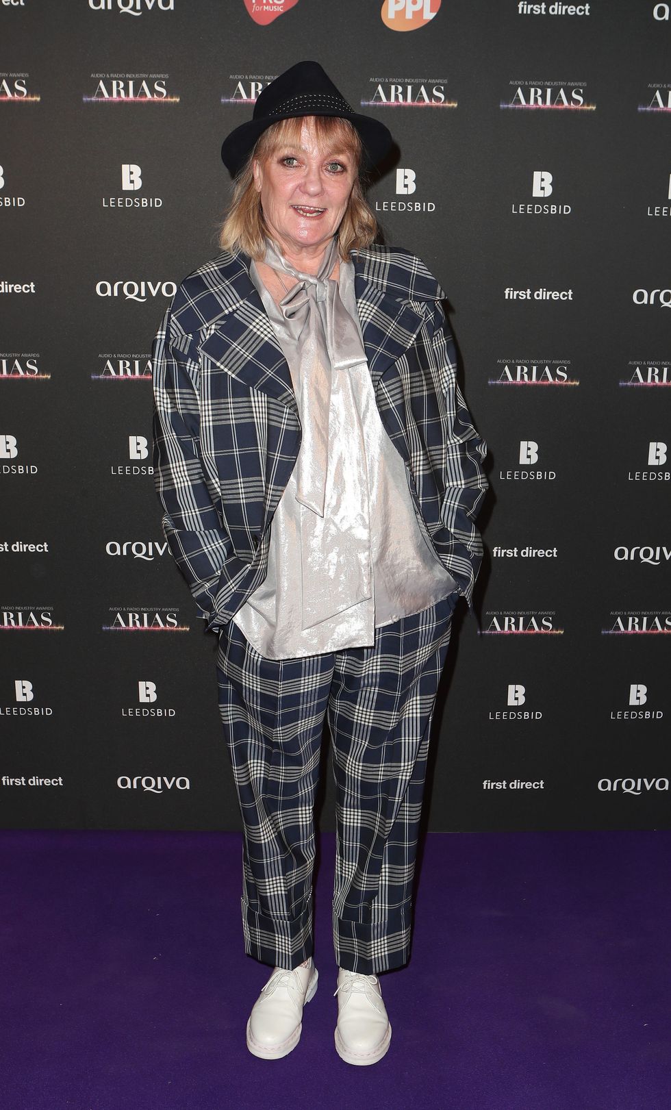 Janice Long at the The Audio and Radio Industry Awards (ARIAS) at the First Direct Arena in Leeds.