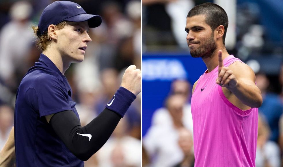 Jannik Sinner and Carlos Alcaraz will meet on Sunday's final in the US Open