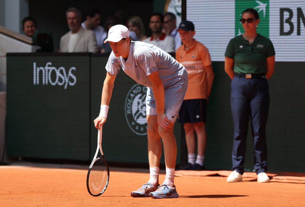 Jannik Sinner had been in cruise control before his remarkable collapse at the French Open