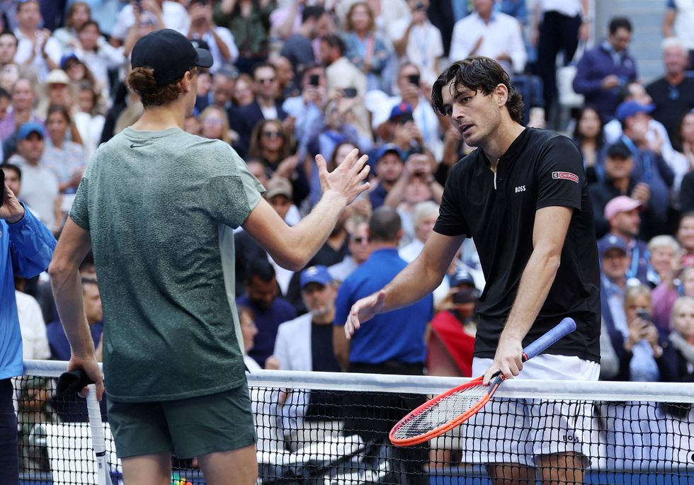 Jannik Sinner US Open Taylor Fritz