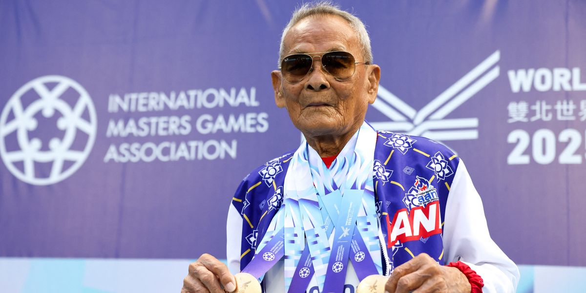 NextImg:'It's fun': 105-year-old athlete shares secrets to longevity after winning 4 gold medals