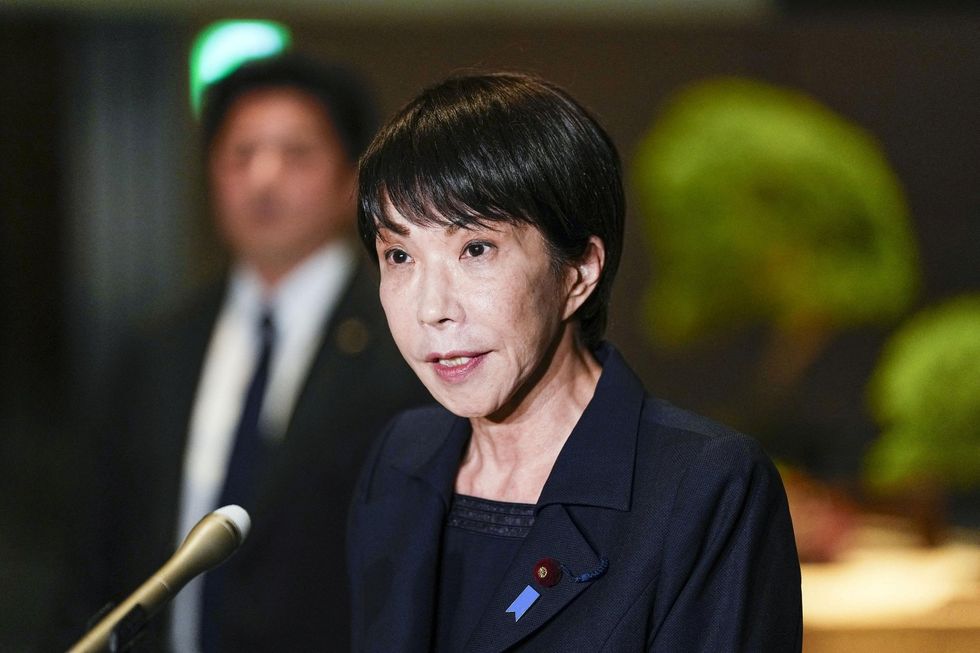 Japan's Prime Minister Sanae Takaichi