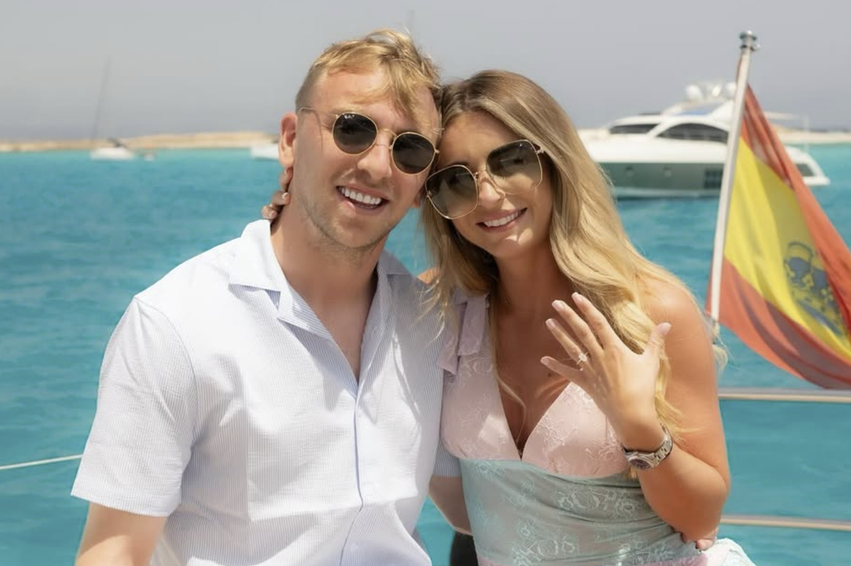 Jarrod Bowen and Dani Dyer